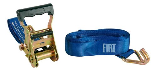 Cuerda De Remolque Fiat Azul De 9 M, Para Auto Y Camioneta, Con Ganchos - Imagen 5