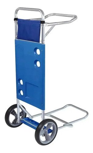 Carro Mor Carrito De Playa Aluminio Mesa Sillas Disershop Azul - Imagen 6