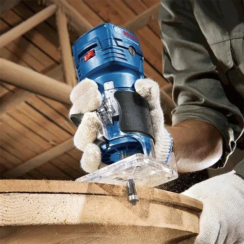 Fresadora Bosch Gkf 550 Professional 33.000 Rpm Color Azul - Imagen 10