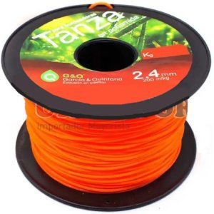 Tanza Bordeadora Redonda 2.4mm 200m Uruguay - Tyt Naranja
