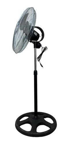 Ventilador De Pie Adkar 12 Pulgadas Plateado 50w 5 Aspas Metálicas 30.48 Cm 50 Hz 5 Aspas Azul 3 - Imagen 2