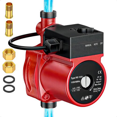 Bomba Presurizadora Automática Arcashopping 120w Para Calefont Y 2 Baños