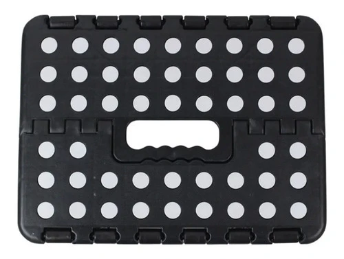 Banqueta Banco Plegable Escalera Plástico Reforzado 22 Cm Co Negro - Imagen 4