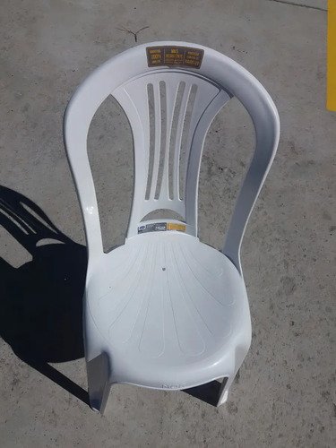 Silla De Plástico Mor Blanca Apilable Para 140 Kg No Aplica - Imagen 6