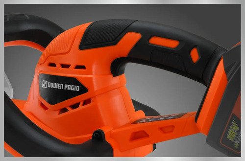 Cortacercos Eléctrico Dowen Pagio De Con Batería Y Cargador Naranja - Imagen 4