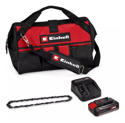 Motosierra De Poda Inalámbrica Ge-ps 18/15 Libag Kit Einhell Rojo 50 Hz - Imagen 2