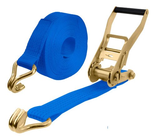 Cinta Catraca 5 Toneladas 10mt Wadfow Wrt13510 Color Azul