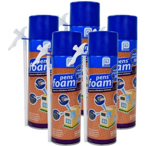 Espuma Expansiva De Poliuretano Pennsylvania Pens Foam 360, Pack Con 12 Unidades De 500 Ml