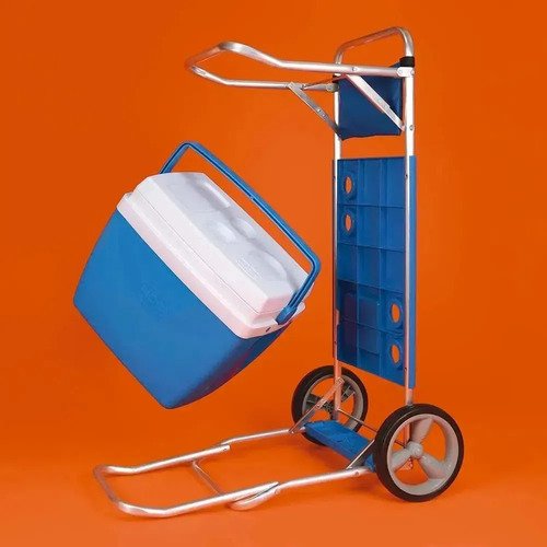 Carro Mor Carrito De Playa Aluminio Mesa Sillas Disershop Azul - Imagen 11