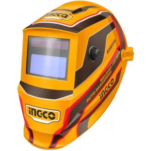 Careta Máscara Soldar Ingco Automática Fotosensible Ahm008 Amarillo Lisa