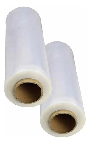 Nylon Film Stretch Para Embalar Paletizar Bobina 5kg Set X2 Transparente