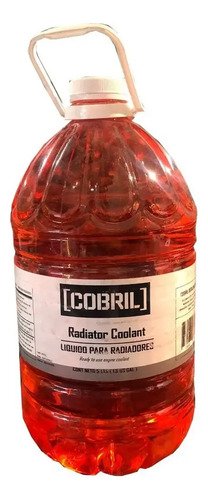 Liquido Agua Radiador Anticorrosivo Roja 5l Rojo