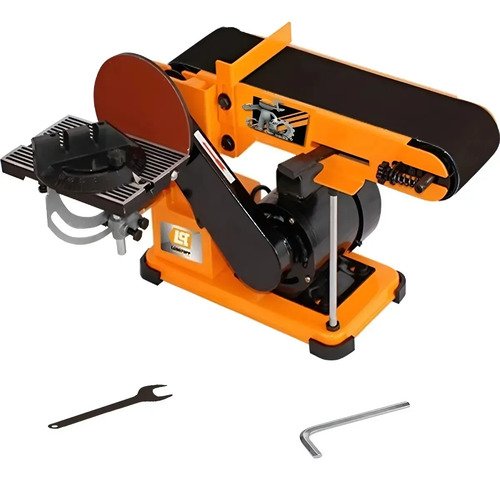 Lijadora De Banco Y De Banda Lüsqtoff Lqlb-250 50hz 440w Naranja 50 Hz - Imagen 4