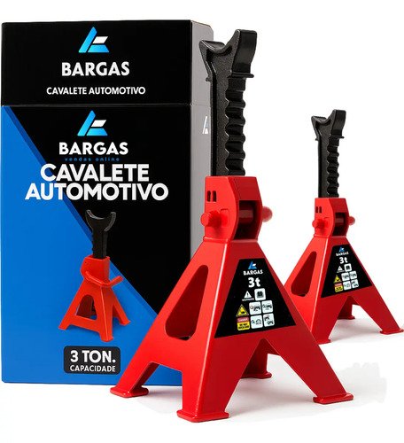 Caballete Mecánico Automotriz De 3 Toneladas Para Vehículos Bargas De Hasta 3000 Kg