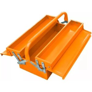 Caja Valija Herramientas Ingco Metálica Plegable 2 Niveles