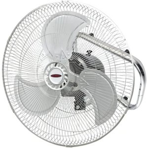 Ventilador 3 En 1 Oditox Turbo 45cm 3 Aspas Metal Plateado Negro 45 Cm