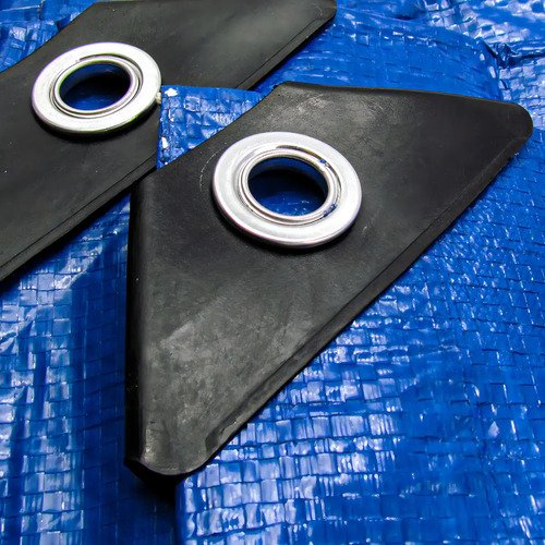 Lona Toldo Azul 3x3 Metros Impermeable Con Ojales Y Protección Uv - Imagen 2