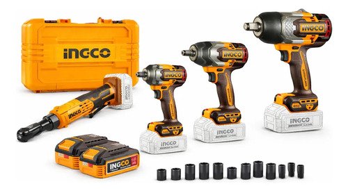 Kit 3 Llaves De Impacto 1350nm +850nm +400nm + Crique 65nm Amarillo - Imagen 3