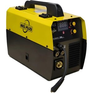 Soldadora Inverter Alambre Mig Mag Con Y Sin Gas 200amp 5kg Gris