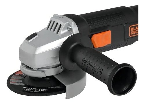 Esmeril Angular Black+decker Bdeg820 Negro 820 W + Accesorios