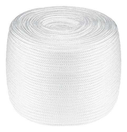 Piola De Poliéster Diamante De 4 Mm 1 Kg Fiero 49752 Color Blanco