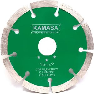 Disco Diamantado 4 1/2  Kamasa Km 251 - Tyt Verde