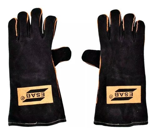 Guantes Soldador Heavy Negro Esab 739157 - Tyt
