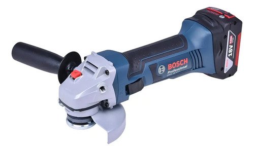 Amoladora Angular Inalámbrica Bosch Professional Gws 18 V-li Color Turquesa 18 w + Accesorios - Imagen 6