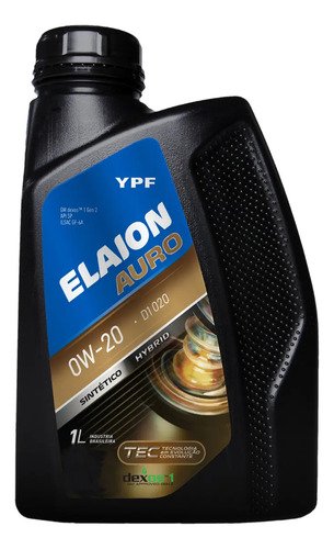 Ypf Aceite Sintetico F50 Dexos I 0w20 Elaion Envase 1 L Tyt