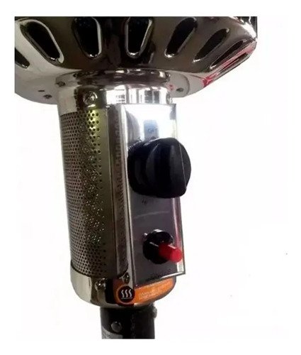 Calefactor De Exterior Lusqtoff Jk-1009 Hongo Ss Negro - Imagen 4