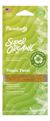 Perfumador Auto Y Ambientes Bloque Paradise Air Hecho En Usa Color Cran Burst Fragancia Tropic Twist