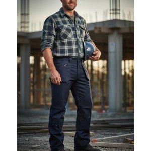 Pantalon Trabajo Brin Premium Azul Talle 42-60 Azul S