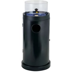 Estufa Pirámide Kirkor Fsd-j A Supergas Para Exterior Con Vidrio Negro