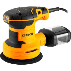 Lijadora Roto Orbital 5 Deko Dkos32xl125 320w 6 Velocidades  Amarillo