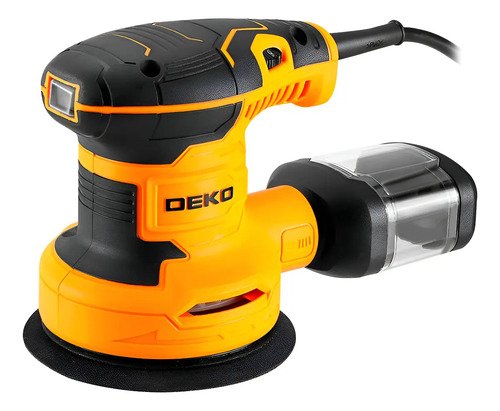 Lijadora Roto Orbital 5 Deko Dkos32xl125 320w 6 Velocidades Amarillo
