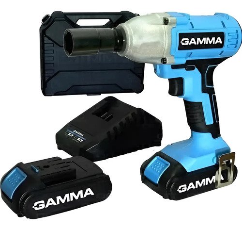 Llave De Impacto 2 Batería 21v - Gamma 24 Meses Gtia Celeste