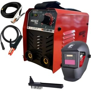 Soldadora Inverter Hessen 130a + Careta Fotocromatica - Lnf Rojo