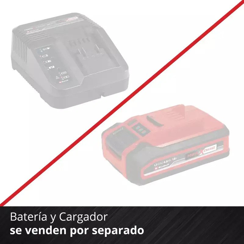 Motosierra Ge-ps 18/15 Li Bl-solo Bat Cargador Einhell Rojo Rojo - Imagen 5