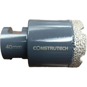 Mecha Copa Diamantada 40mm Construtech Para Amoladora Rosca M14