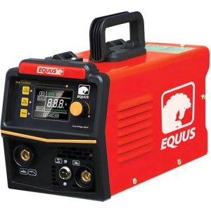 Soldadora Con Display Digital Flux-mig/mma-120amp Rojo