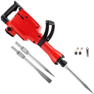 Martillo Demoledor 1500w 35j Sds Max Prescott Valija Rojo