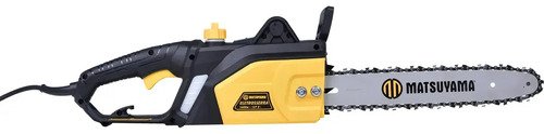 Motosierra Eléctrica Matsuyama Pro 1600w De 14 Con Lubricación Automática Amarillo 50/60hz - Imagen 2