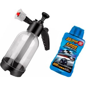 Kit Lavado Auto  Botella Presion Con Shampoo Espuma Activa