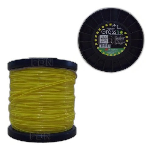 Tanza Bordeadora Desmalezadora 2.4mm Bobina 194 Mts Amarillo - Imagen 8