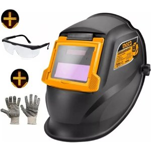 Careta, Máscara De Soldar Fotosensible Automática - Amarillo
