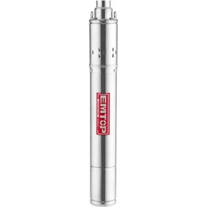 Bomba Sumergible Tipo Gusano 750w 1hp 103mts Emtop Plateado