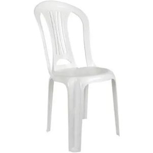 Silla Plastico Blanca Mor Reforzada 140 Kg Apilable Tyt Blanco Clásico