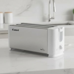 Tostadora Cuori Cuo3525 4 Panes Blanco 1300w Acero Inoxidable