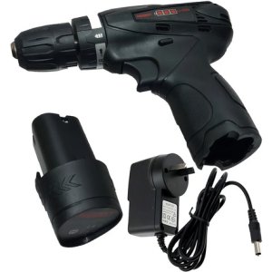 Taladro Atornillador Inalámbrico A Batería 12v 10mm Hardest Negro