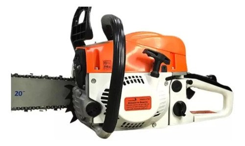Motosierra De Gasolina 52cc Moto Serra Sabre De 20 Professional Naranja - Imagen 5